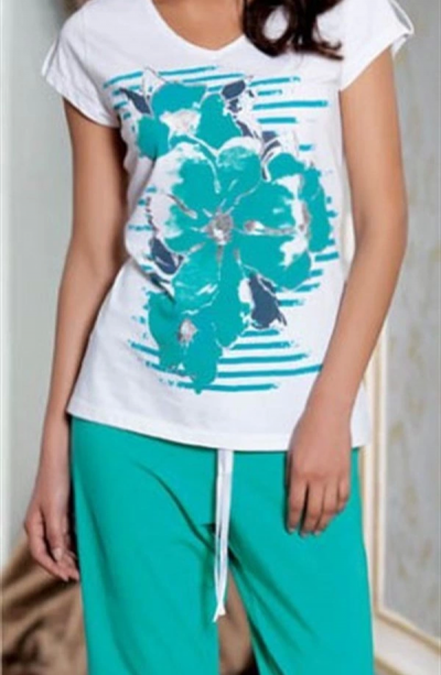 Şahinler Kadın Yazlık Kaprili  Pijama 21501