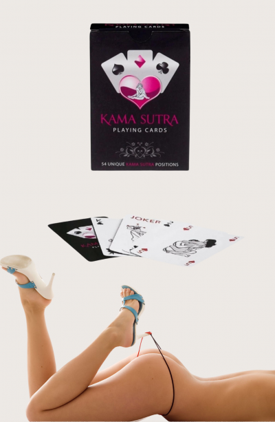 Sexi Görselli Oyun Kartı Kama Sutra Tanga Külot 2 li Setmodel BK1003