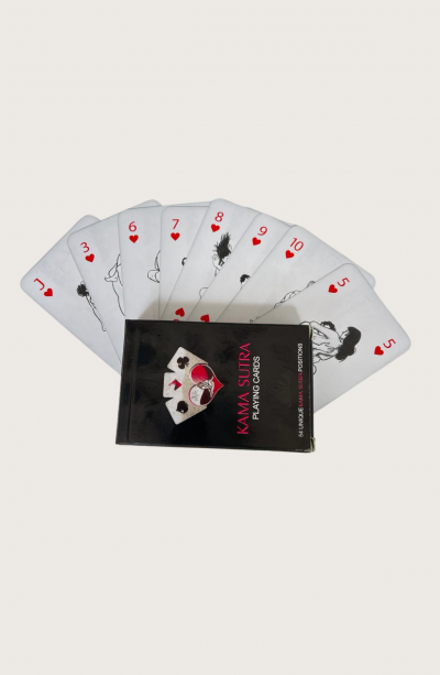 Sexi Görselli Oyun Kartı Kama Sutra Beyaz Dantelli Tanga Külot model BK1031