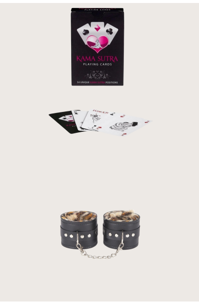 Sexi Görselli Oyun Kartı Kama Sutra Leopar Bileklik Set BK1058