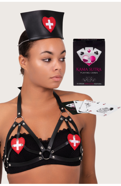 Sexi Görselli Oyun Kartı Kama Sutra Taç  İkili Setmodel BK1087