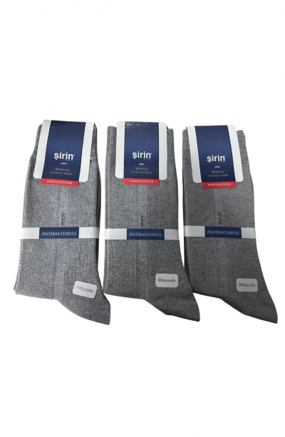 Şirin Antibakteriyel Dikişsiz Erkek Çorabı 6 Adet