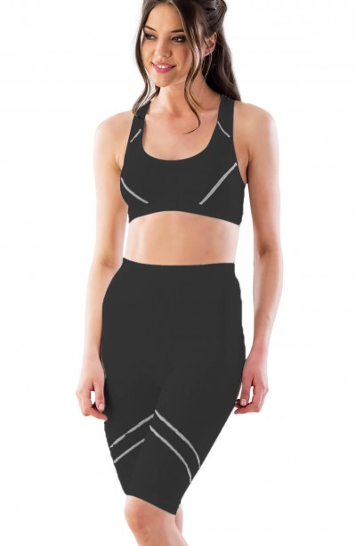 SİYAH-GRİ MI Emay 3850 Soft Büstiyer Takım