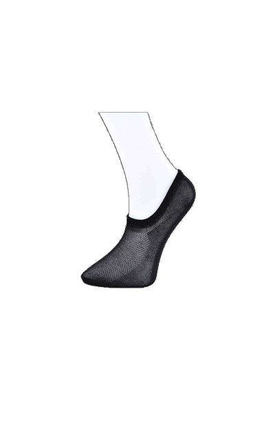 Siyah Kadın Görünmez Çorap 12 çift