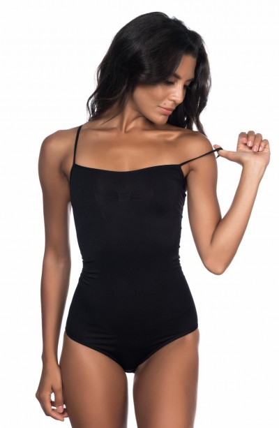 SİYAH MI Emay 1923 Soft İp Askılı Çıtçıtlı  Body