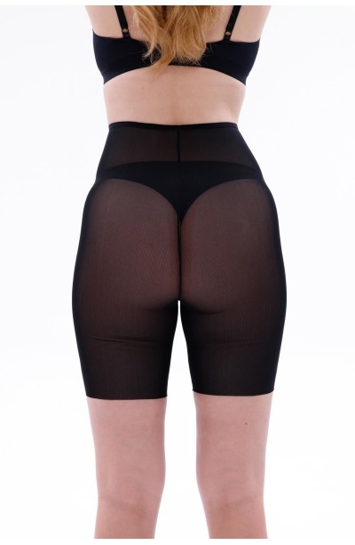 SİYAH MI EMAY 2705 Lazer Tül Boxer Hayalet Korse