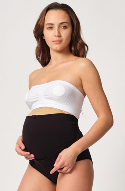 SİYAH MI Emay 2825 Cotton Hamile Karın Destekleyici Slip Korse