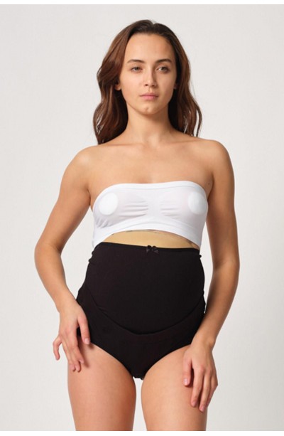 SİYAH MI Emay 2825 Cotton Hamile Karın Destekleyici Slip Korse