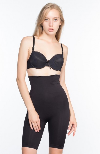 SİYAH MI Emay 3200 Pantolon Altı Soft Double Boxer Korse