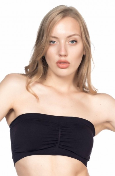 SİYAH MI Emay 4022 Pedli Straplez Korse