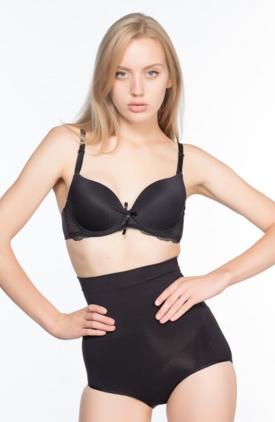 SİYAH MI Emay 7024 Yüksek Bel Slip Korse
