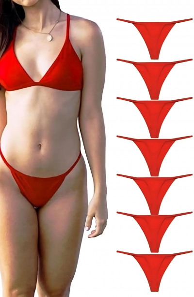 Süprem Penye Tanga Külot 3lü Model RenkliModellerimiz 83022-7Lİ