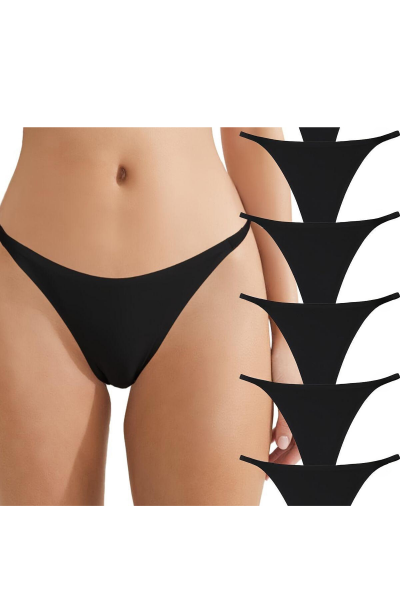 Süprem Penye Tanga Külot 5li Model RenkliModellerimiz 83020-5Lİ