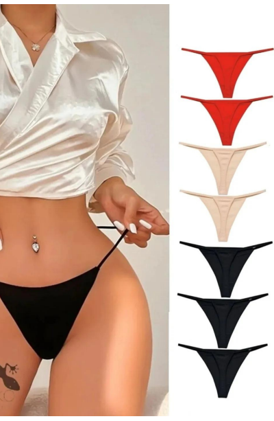 Süprem Penye Tanga Külot 7 lı Model RenkliModellerimiz 83030-7LI