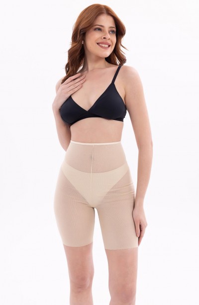 TEN MI EMAY 2705 Lazer Tül Boxer Hayalet Korse