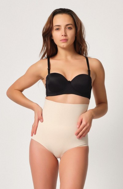 TEN MI Emay 2708 Lazer Yüksek Bel Kesim Slip Korse