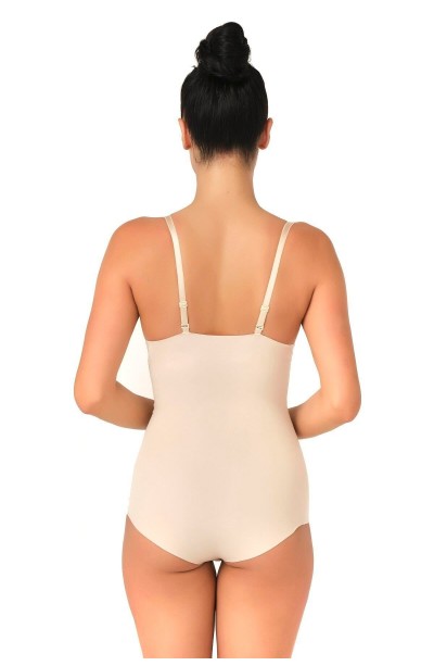 TEN MI Emay 2723 Lazer Kesim Göğsü Açık Slip Korse