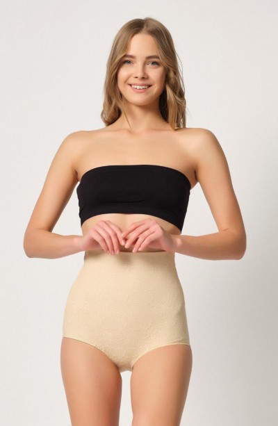 TEN MI Emay 2842 Lazer Dantelli Slip Korse