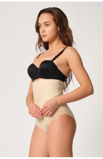 TEN MI Emay 2945 Tül Karyokalı Slip Lazer Korse